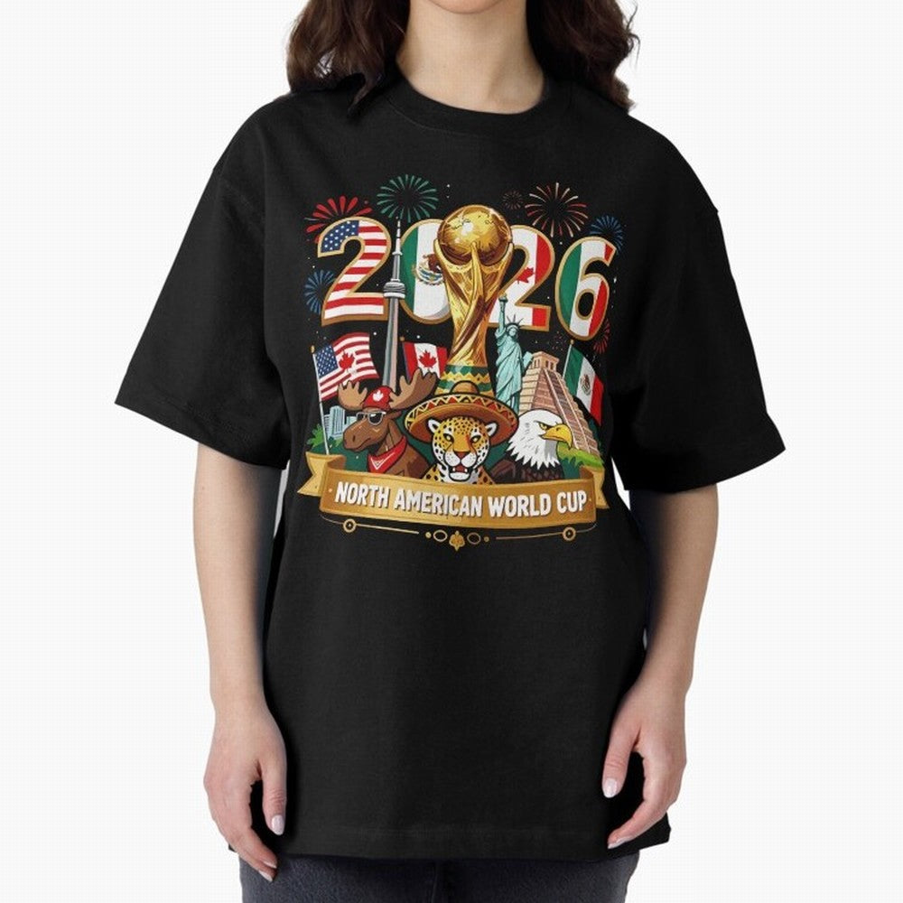 World Cup 2026 North America USA Canada Mexico Soccer Fan Classic T-Shirt Back the Journey through FIFA World Cup 2026 Group Stage for Fans of Mbappe and Neymar and Germany, Bringing Football Passion, Legendary Performances, Festival Vibes and