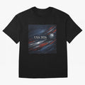 USA 2026 Soccer Event Design Classic T-Shirt Stand with FIFA World Cup 2026 USA Canada Mexico for Fans of Messi, Neymar and Mbappe and Portugal, Spain and Germany, Bringing Worldwide Fan Energy, Dramatic Goals, Stadium Lights and Championship