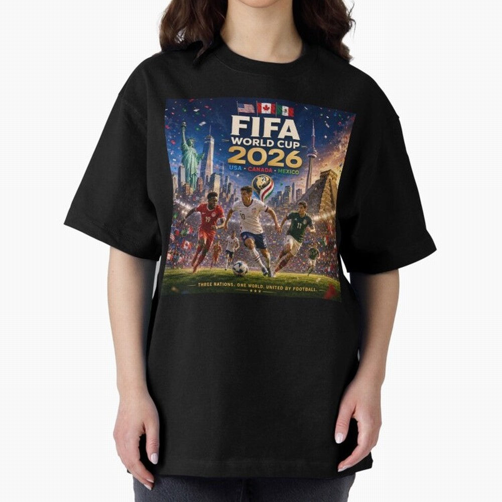 North America Soccer 2026 #football 2026 Classic T-Shirt Stand with Match Day Hype around FIFA World Cup 2026 Group Stage, Neymar, Haaland and Cristiano Ronaldo, France and Portugal, Champion Mindset, Group Stage Buzz, Knockout Tension and
