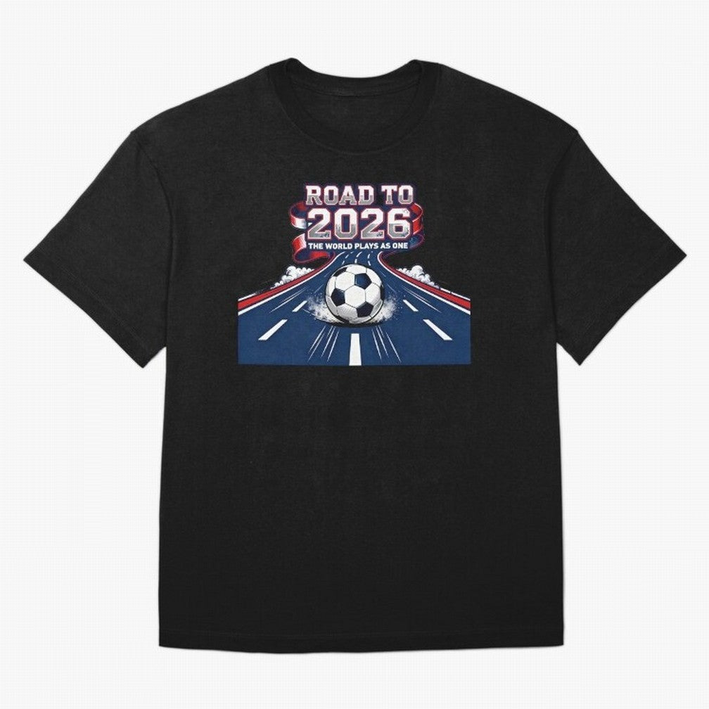 Road to 2026 ¨C The World Plays as One Classic T-Shirt Capture FIFA World Cup 2026 Group Stage Connected to Neymar, Brazil, Portugal and Argentina Energy, Match Day Excitement, Supporter Culture, Golden Goals and Global Football Passion; Made for