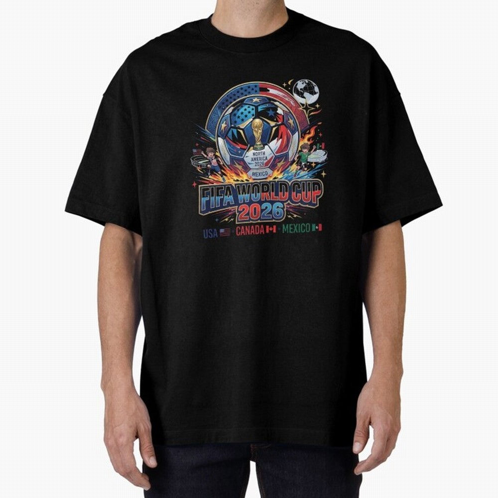 FIFA World Cup 2026 North America - USA Canada Mexico Soccer Classic T-Shirt Support Your Favorite Stars during FIFA World Cup 2026 USA Canada Mexico for Fans of Neymar and Portugal, Spain and Germany, Bringing Soccer Culture, Superstar Moments,