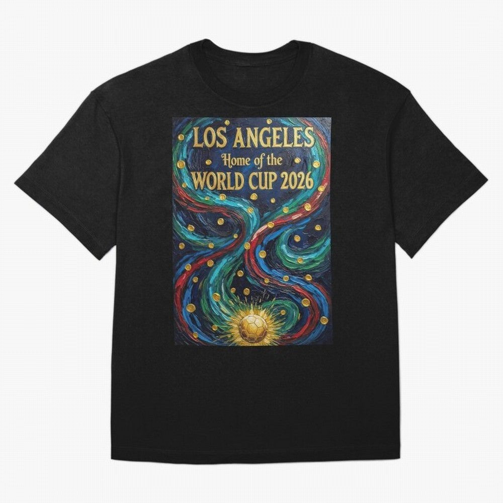 Los Angeles Home of the World Cup 2026 Soccer Fan ¡ª Moody Jewel Art Print Classic T-Shirt Bring Bold Fan Energy to FIFA World Cup 2026 Inspired by Cristiano Ronaldo, Haaland and CR7, France Energy, Football History, Final Match Energy, Crowd Noise
