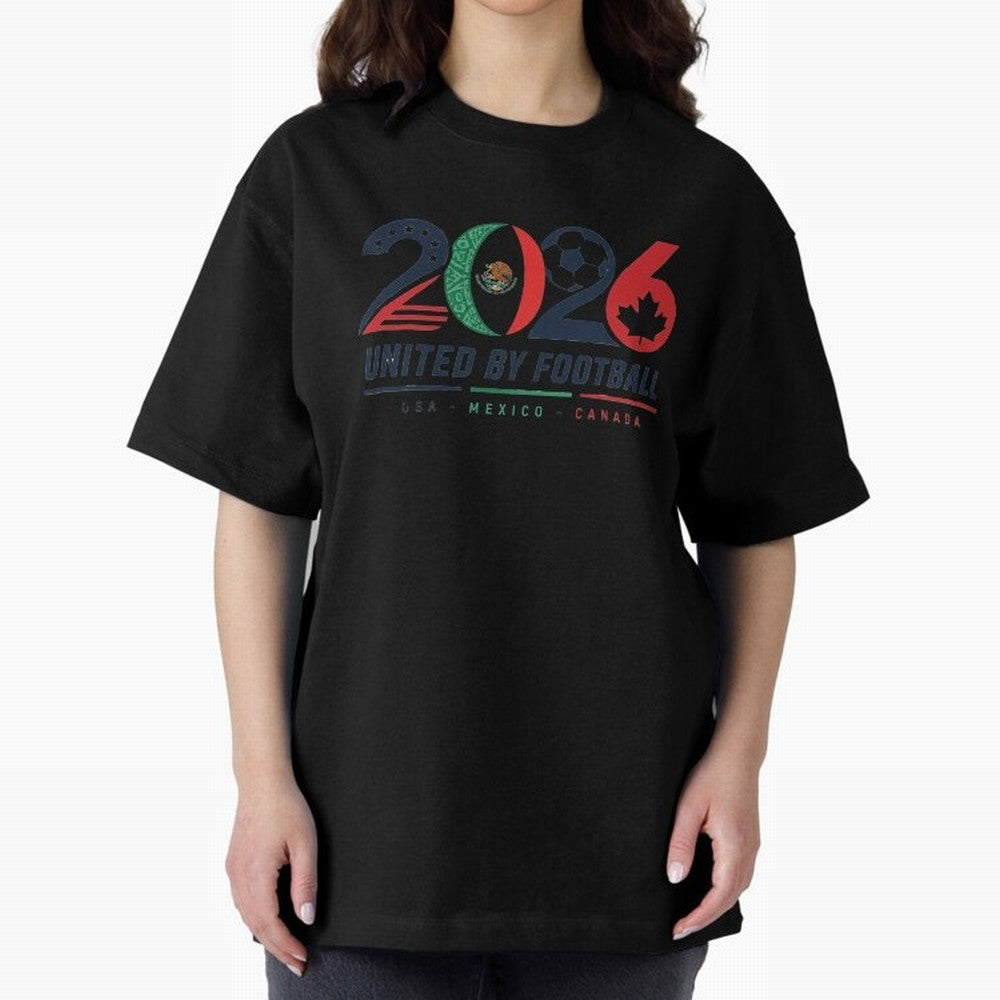 United by Football 2026 Soccer Design Classic T-Shirt Celebrate the Magic of the FIFA World Cup 2026 USA Canada Mexico Journey through CR7 Highlights, Spain and Netherlands Pride, Match Day Excitement, Supporter Culture, Golden Goals and Global