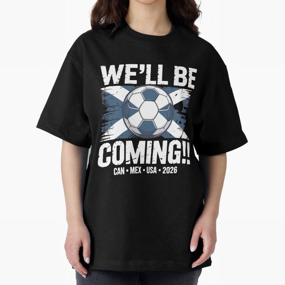 Scotland 2026 Football Qualification National Pride Classic T-Shirt Experience the Global Stage of FIFA World Cup 2026 USA Canada Mexico Spirit, Filled with Spain and Netherlands, Messi and Cristiano Ronaldo, Supporter Pride, Iconic Celebrations,
