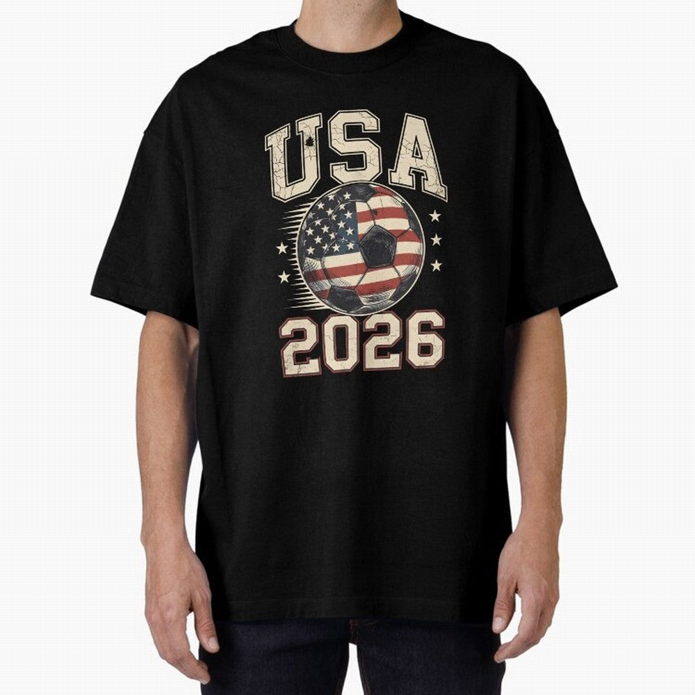 USA 2026 World Cup Soccer Classic T-Shirt Celebrate the FIFA World Cup 2026 USA Canada Mexico Journey through Cristiano Ronaldo, Haaland and CR7 Highlights, Brazil, Portugal and Argentina Pride, Championship Spirit, Famous Goals, Roaring Crowds and