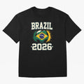 Brazil Soccer Football 2026 Classic T-Shirt Celebrate Global Passion for Match Day Hype around FIFA World Cup 2026 USA Canada Mexico, Haaland and Mbappe, England and Germany, Global Supporter Spirit, Legendary Goals, National Colors and Tournament
