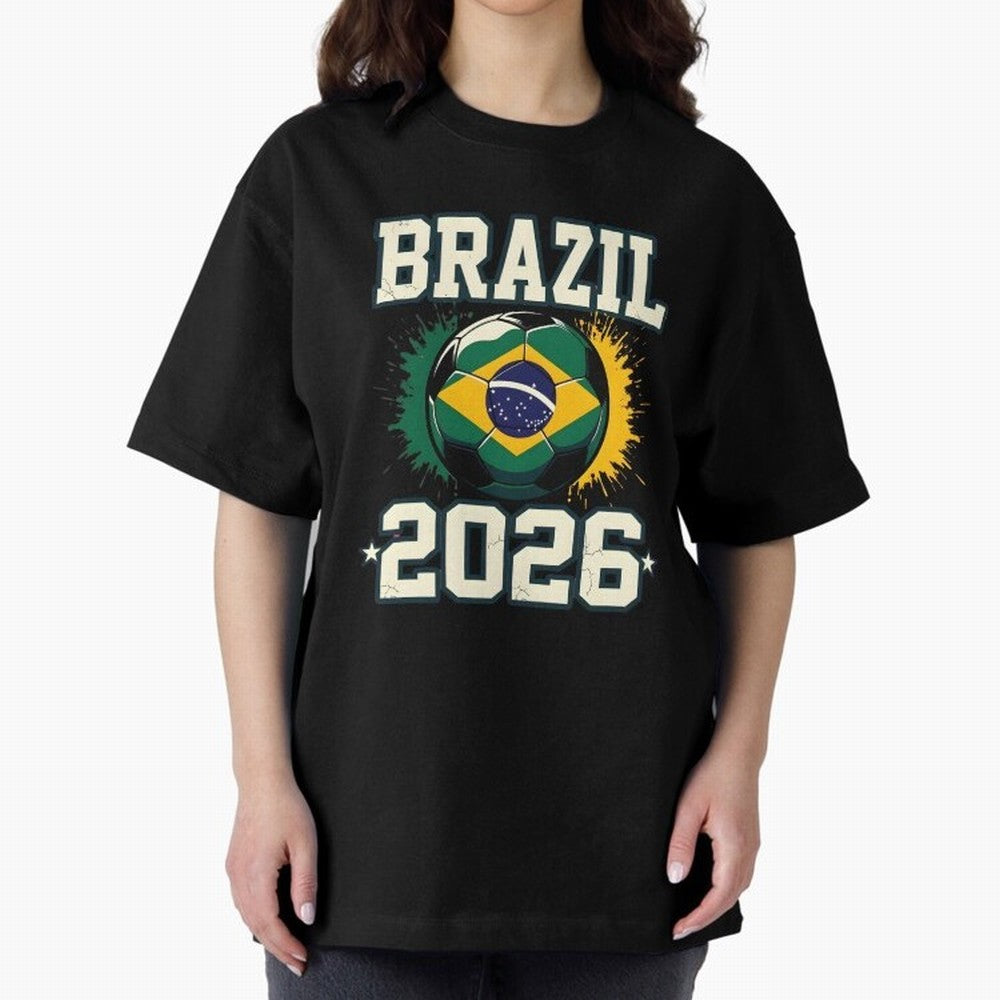 Brazil Soccer Football 2026 Classic T-Shirt Celebrate Global Passion for Match Day Hype around FIFA World Cup 2026 USA Canada Mexico, Haaland and Mbappe, England and Germany, Global Supporter Spirit, Legendary Goals, National Colors and Tournament