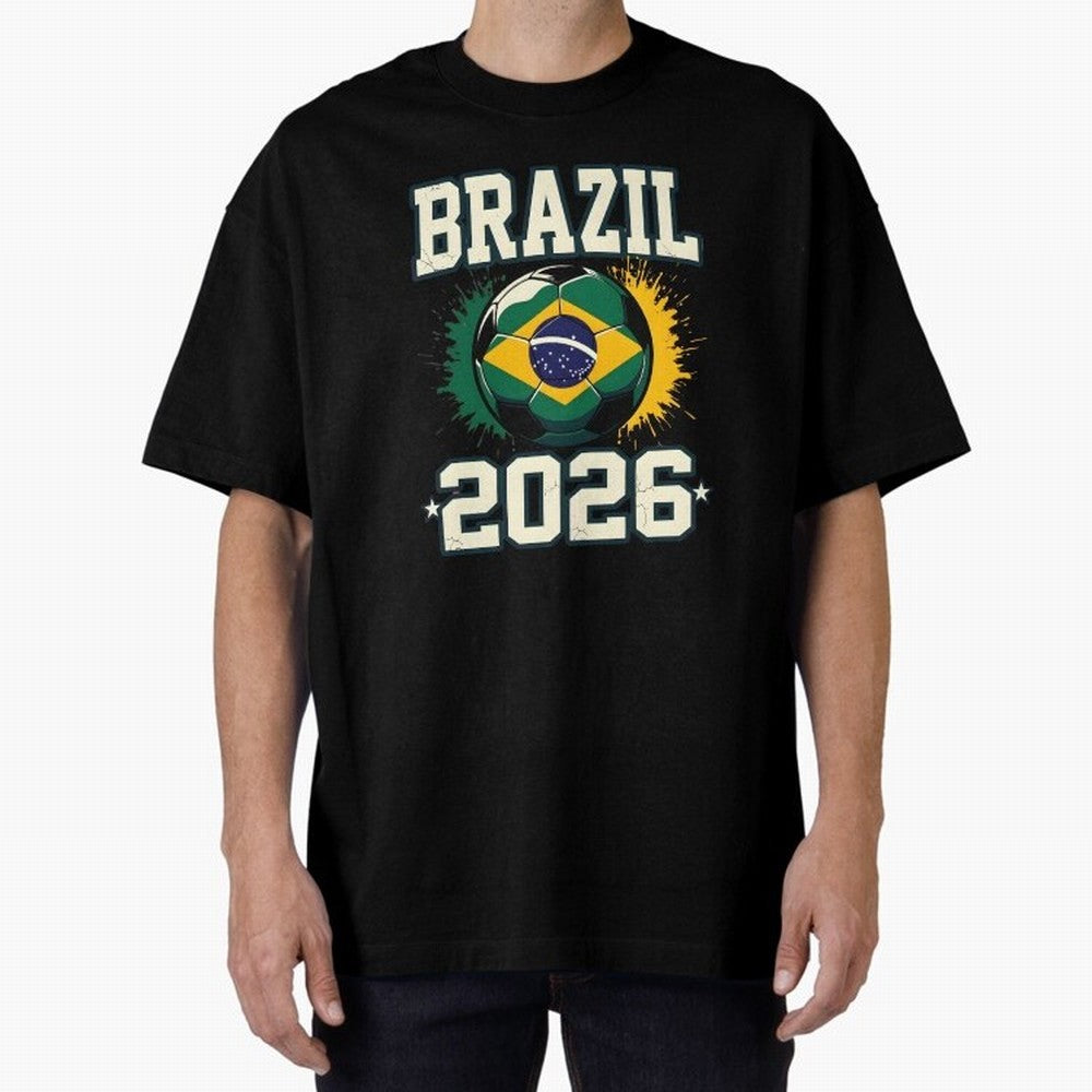Brazil Soccer Football 2026 Classic T-Shirt Celebrate Global Passion for Match Day Hype around FIFA World Cup 2026 USA Canada Mexico, Haaland and Mbappe, England and Germany, Global Supporter Spirit, Legendary Goals, National Colors and Tournament