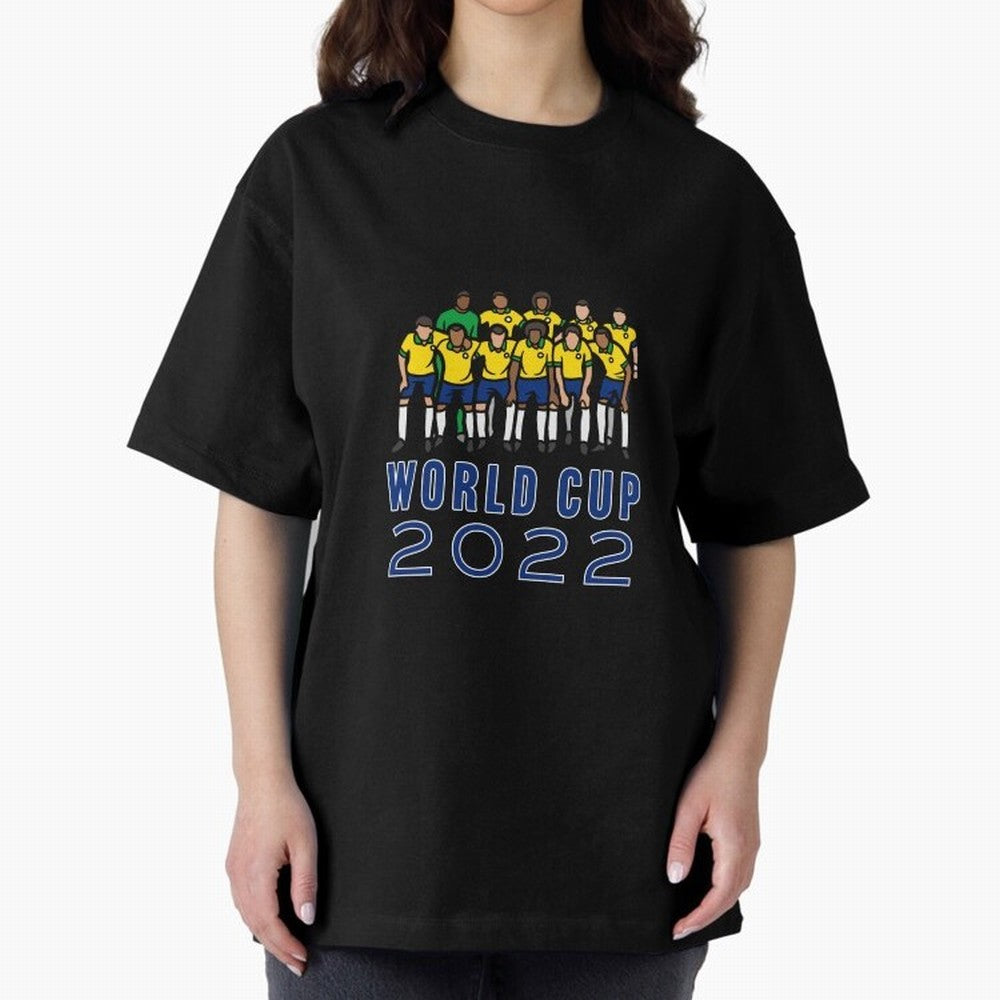 World Cup 2022 Classic T-Shirt Celebrate Unforgettable Nights in Global Football Passion for FIFA World Cup 2026 USA Canada Mexico, Centered on Messi and Cristiano Ronaldo, Argentina, Vintage Soccer Flavor, Modern Football Stars, National Flags and