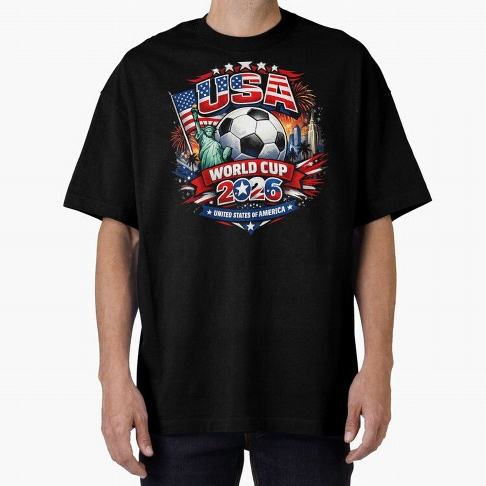 USA World Cup 2026 Soccer Graphic ¨C Patriotic Football Fan Art Classic T-Shirt Bring International Match Energy to Global Football Passion for FIFA World Cup 2026 USA Canada Mexico, Filled with Cristiano Ronaldo, Netherlands, Vintage Soccer