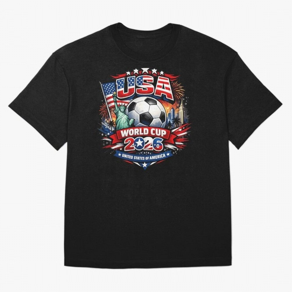 USA World Cup 2026 Soccer Graphic ¨C Patriotic Football Fan Art Classic T-Shirt Bring International Match Energy to Global Football Passion for FIFA World Cup 2026 USA Canada Mexico, Filled with Cristiano Ronaldo, Netherlands, Vintage Soccer