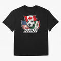 Soccer 2026 USA Canada Mexico ¨C World Football Flags Classic T-Shirt Celebrate Soccer Greatness during Match Day Hype around FIFA World Cup 2026 Group Stage, Cristiano Ronaldo, England and Germany, Stadium Memories, Football Loyalty, International