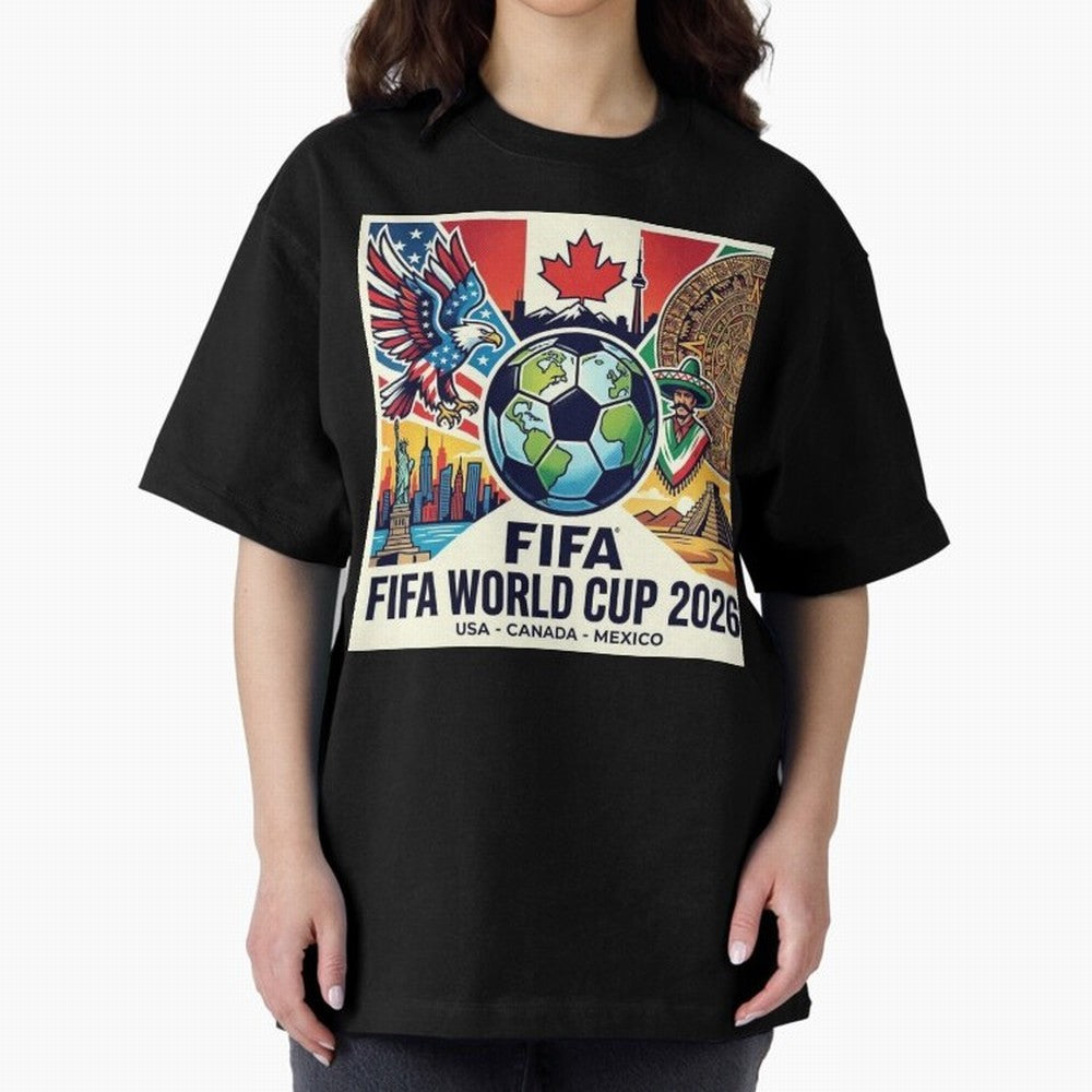 North America United Soccer 2026 Vintage Crest Classic T-Shirt Show Your Stadium Side during FIFA World Cup 2026 for Fans of Messi, CR7 and Mbappe and Argentina, France and Brazil, Bringing Stadium Memories, Football Loyalty, International Chants