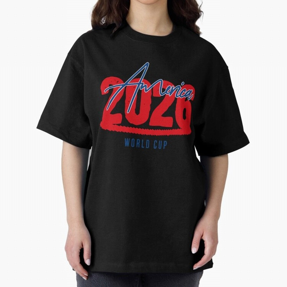 America 2026 Classic T-Shirt Bring Match Day Fire to FIFA World Cup 2026 for Fans of CR7 and Messi and Argentina and Brazil, Bringing Fan Favorite Moments, National Team Passion, Big Match Drama and Soccer History; Built for Supporters Chasing