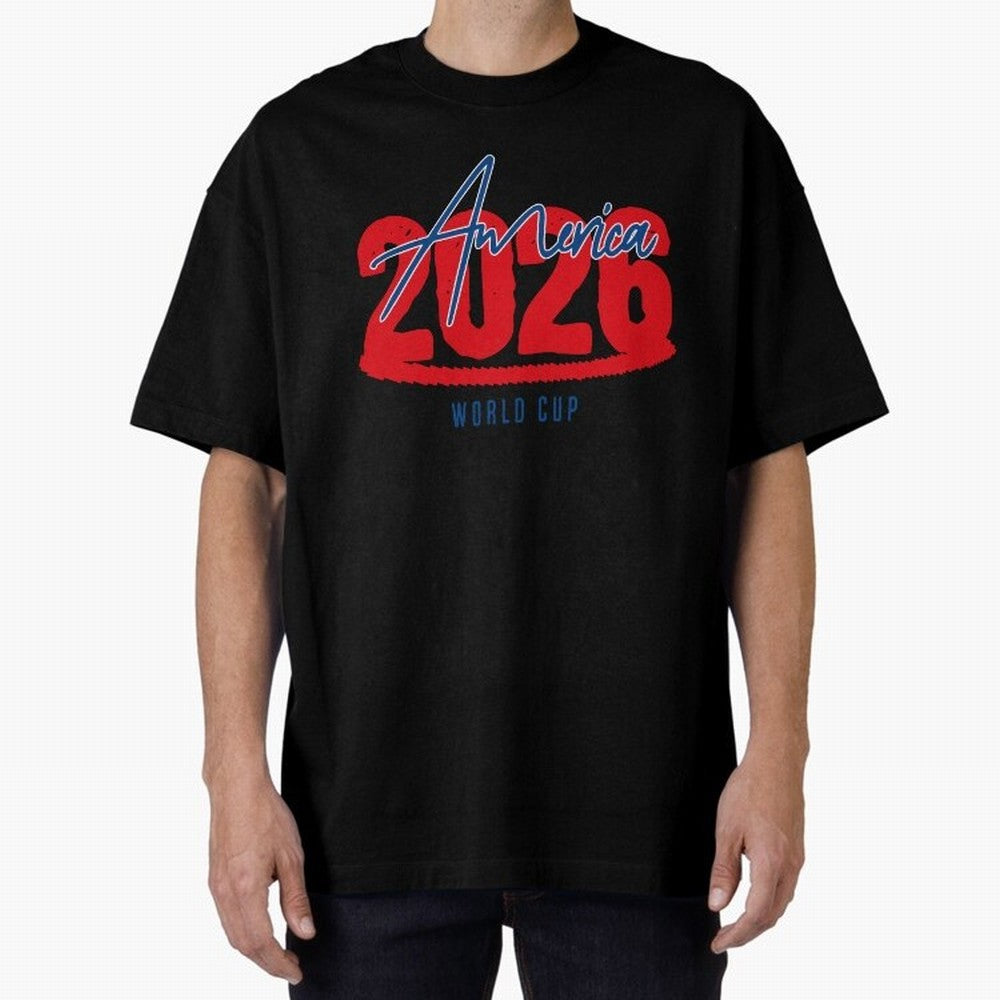 America 2026 Classic T-Shirt Bring Match Day Fire to FIFA World Cup 2026 for Fans of CR7 and Messi and Argentina and Brazil, Bringing Fan Favorite Moments, National Team Passion, Big Match Drama and Soccer History; Built for Supporters Chasing