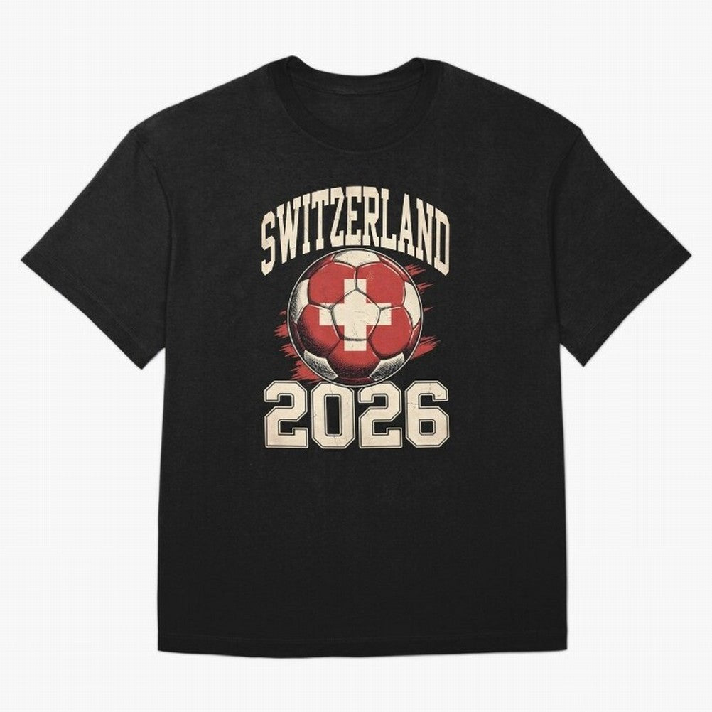 Switzerland 2026 World Cup Classic T-Shirt Refresh FIFA World Cup 2026 USA Canada Mexico Filled with Neymar, Spain and Netherlands Energy, Stadium Chants, National Pride, Trophy Dreams and Unforgettable Football Memories; Perfect for Fans,