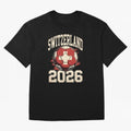 Switzerland 2026 World Cup Classic T-Shirt Refresh FIFA World Cup 2026 USA Canada Mexico Filled with Neymar, Spain and Netherlands Energy, Stadium Chants, National Pride, Trophy Dreams and Unforgettable Football Memories; Perfect for Fans,