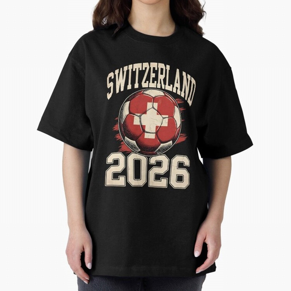 Switzerland 2026 World Cup Classic T-Shirt Refresh FIFA World Cup 2026 USA Canada Mexico Filled with Neymar, Spain and Netherlands Energy, Stadium Chants, National Pride, Trophy Dreams and Unforgettable Football Memories; Perfect for Fans,