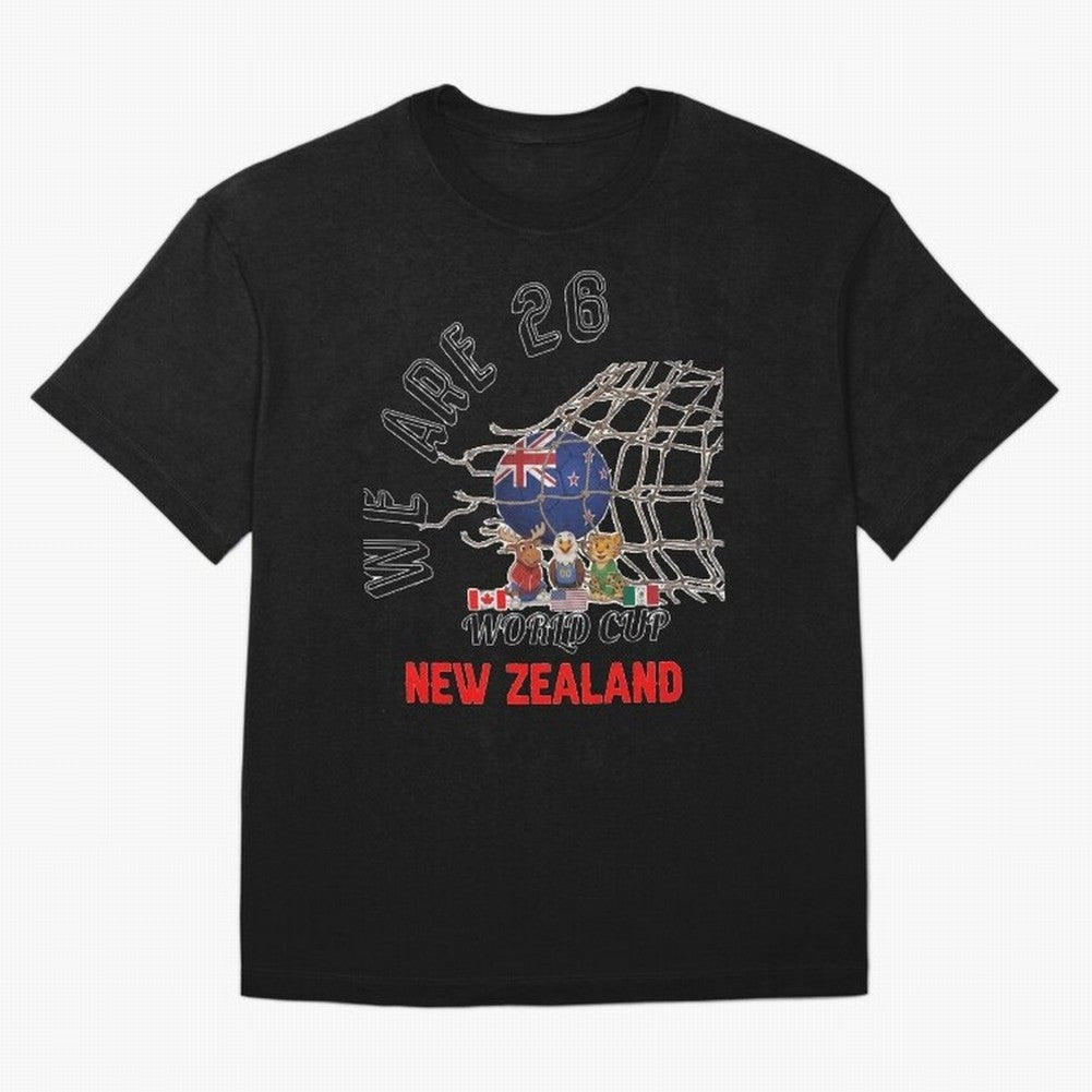 World cup 26 - New Zeland Classic T-Shirt Capture Stadium Memories from FIFA World Cup 2026 Group Stage Spirit, Featuring England and Germany, Messi and Cristiano Ronaldo, Football Festival Excitement, Trophy Ambitions, Country Rivalries and Star