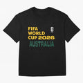 World Cup26 Australia Block Letters Classic T-Shirt Feel the Roar of FIFA World Cup 2026 USA Canada Mexico Centered on Haaland, Brazil, Portugal and Argentina Energy, Championship Spirit, Famous Goals, Roaring Crowds and International Football