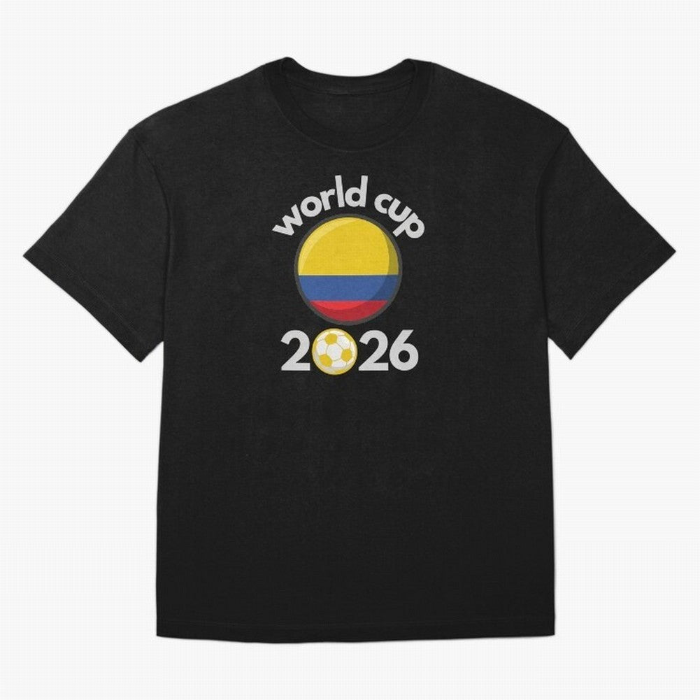 Columbia Flag World Cup 2026 Soccer Design ¨C Columbian Football Futbol Classic T-Shirt Support the Legends of FIFA World Cup 2026 with Messi, Neymar and Mbappe, Netherlands Energy, Stadium Chants, National Pride, Trophy Dreams and Unforgettable