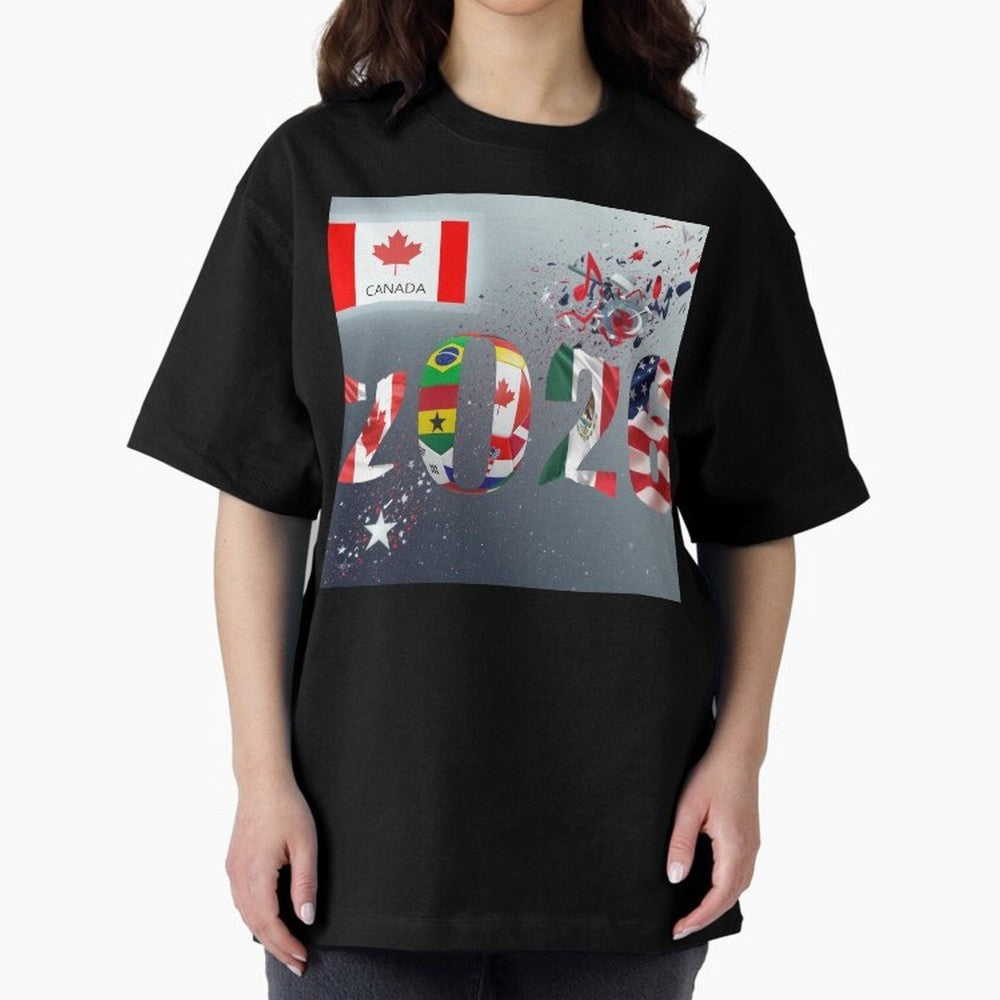 World Cup 2026 Classic T-Shirt Follow Global Football Passion for FIFA World Cup 2026 USA Canada Mexico, Driven by Haaland and Mbappe, Spain, Football Festival Excitement, Trophy Ambitions, Country Rivalries and Star Player Buzz; Made for