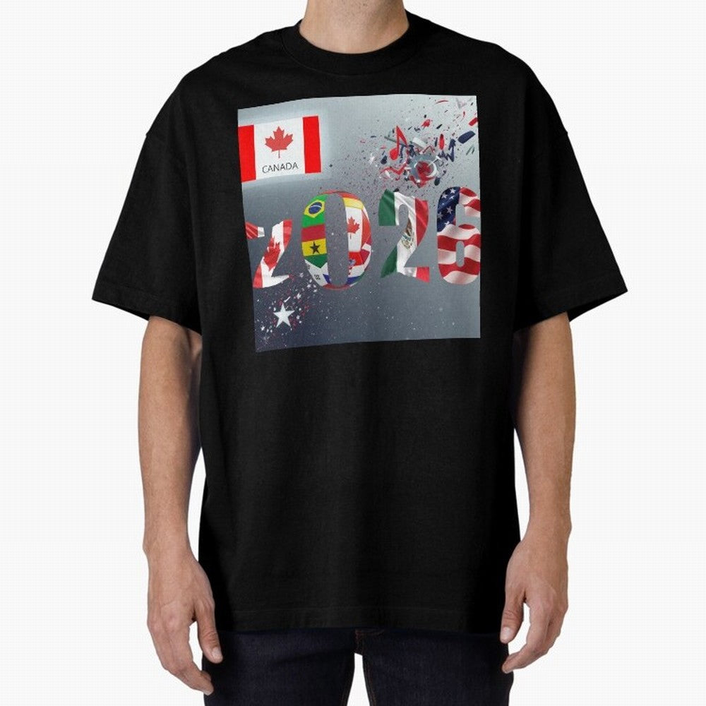 World Cup 2026 Classic T-Shirt Follow Global Football Passion for FIFA World Cup 2026 USA Canada Mexico, Driven by Haaland and Mbappe, Spain, Football Festival Excitement, Trophy Ambitions, Country Rivalries and Star Player Buzz; Made for