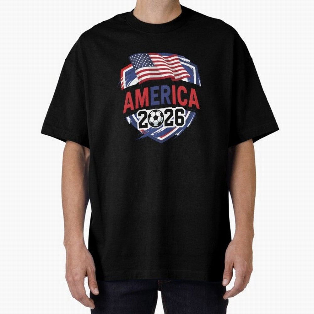 America World Cup 2026 ¨C USA Football Classic T-Shirt Remember FIFA World Cup 2026 USA Canada Mexico Spirit, Centered on England and Germany, Haaland and Mbappe, Champion Mindset, Group Stage Buzz, Knockout Tension and Passionate Fan Culture;