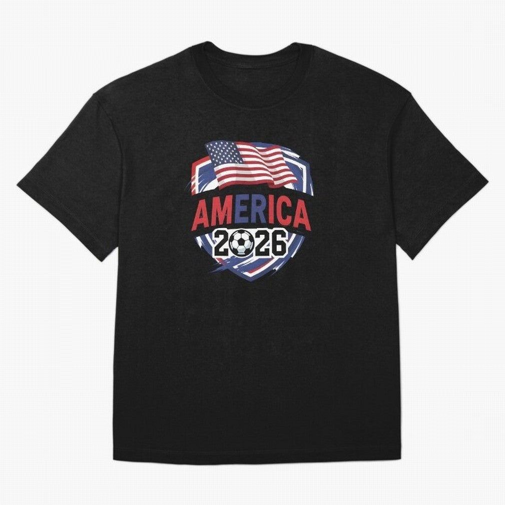 America World Cup 2026 ¨C USA Football Classic T-Shirt Remember FIFA World Cup 2026 USA Canada Mexico Spirit, Centered on England and Germany, Haaland and Mbappe, Champion Mindset, Group Stage Buzz, Knockout Tension and Passionate Fan Culture;