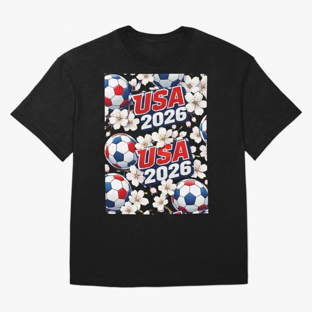 USA 2026 Soccer World Cup Pattern - Artistic Picasso Style Football Classic T-Shirt Carry the Dream of FIFA World Cup 2026 for Fans of Messi and France and Portugal, Bringing Retro Football Energy, Iconic Rivalries, Trophy Chase Drama and Stadium