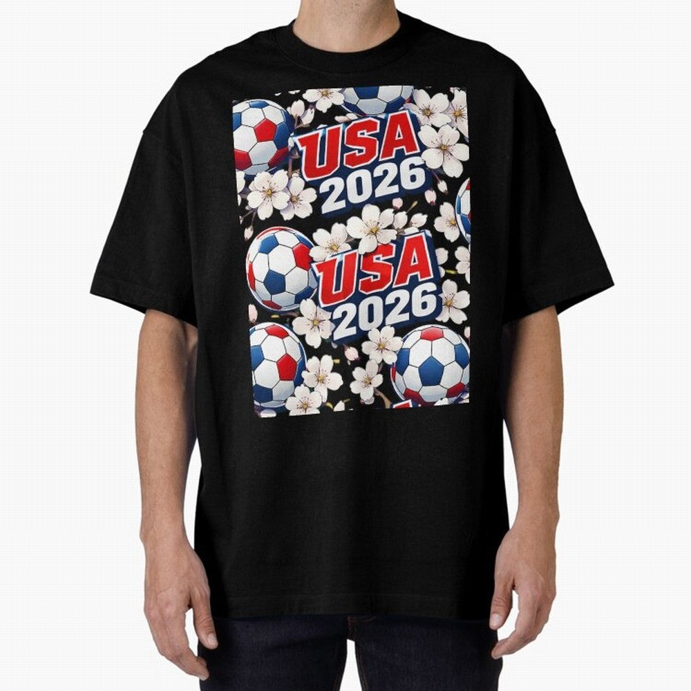 USA 2026 Soccer World Cup Pattern - Artistic Picasso Style Football Classic T-Shirt Carry the Dream of FIFA World Cup 2026 for Fans of Messi and France and Portugal, Bringing Retro Football Energy, Iconic Rivalries, Trophy Chase Drama and Stadium