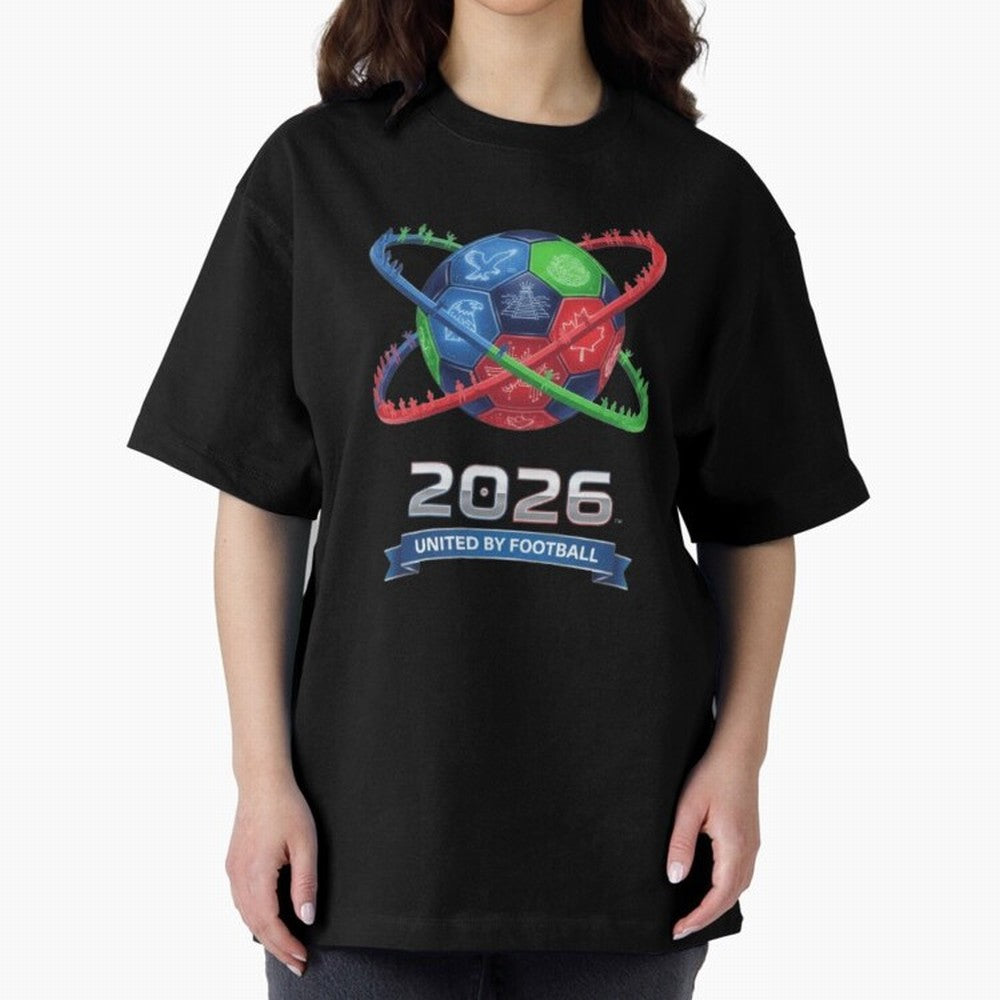 United by Football 2026 Global Connectivity Logo Classic T-Shirt Embrace FIFA World Cup 2026 Group Stage Spirit, Built around Germany, Haaland, Goal Celebration Energy, Supporter Heritage, Football Icons and Worldwide Tournament Joy; Created for