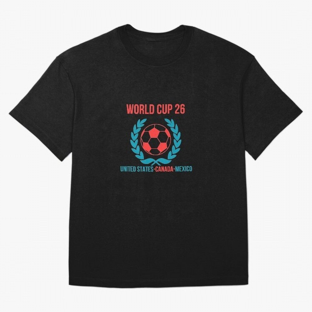World Cup 2026 United States Canada Mexico Soccer Logo Classic T-Shirt Represent FIFA World Cup 2026 USA Canada Mexico Driven by Mbappe and Neymar, Spain Energy, Game Day Rituals, Football Legends, Country Pride and the Road to the Final; Ideal for