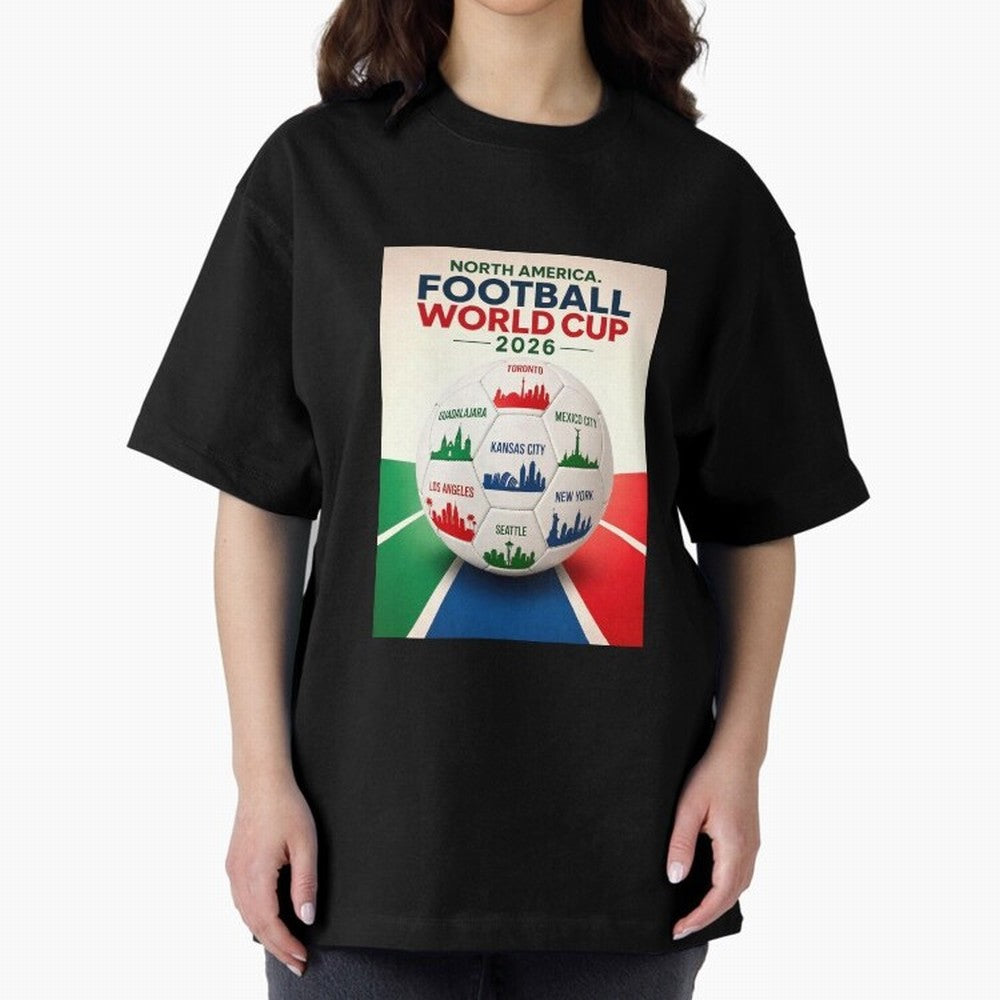 North America Football 2026 Classic T-Shirt Represent the Passion of FIFA World Cup 2026 Spirit, Built around England, France and Netherlands, Mbappe and Neymar, Soccer Culture, Superstar Moments, National Team Dreams and Competitive Fire; Made for