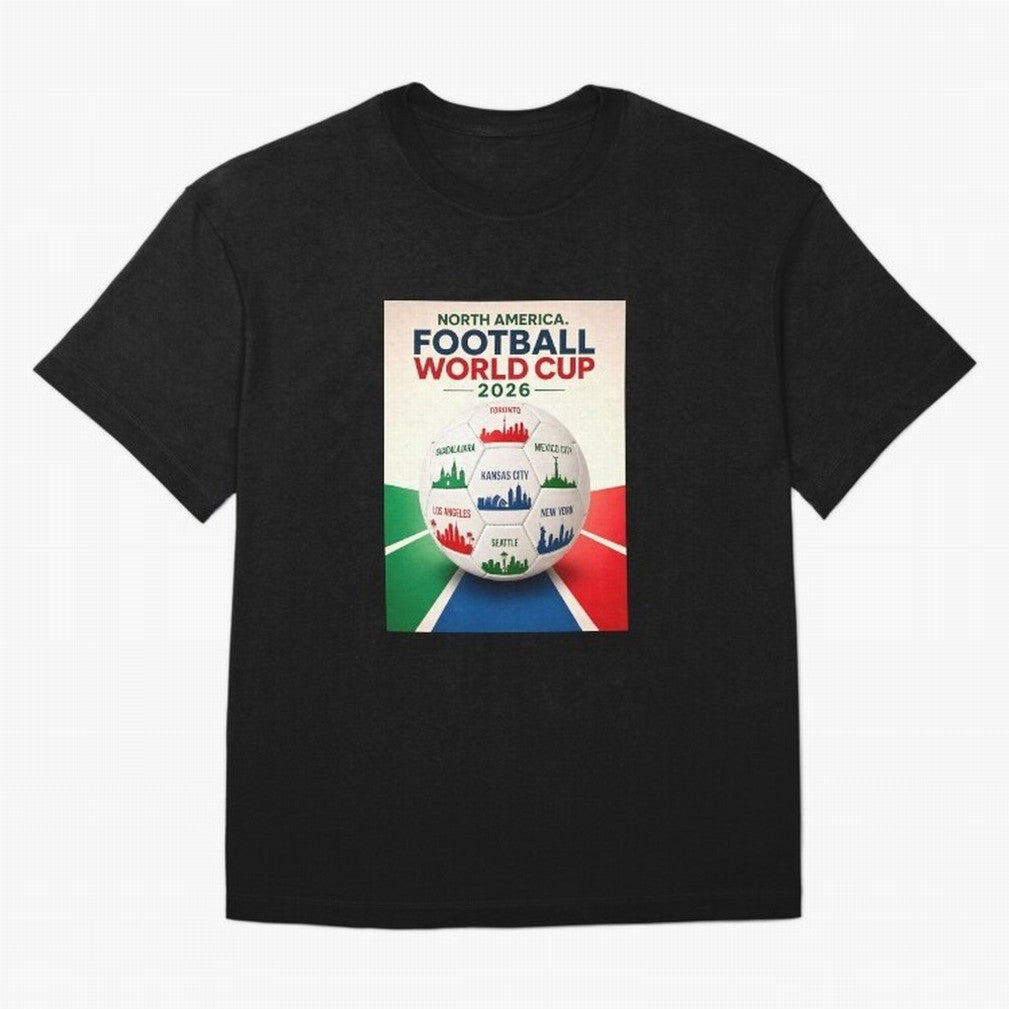 North America Football 2026 Classic T-Shirt Represent the Passion of FIFA World Cup 2026 Spirit, Built around England, France and Netherlands, Mbappe and Neymar, Soccer Culture, Superstar Moments, National Team Dreams and Competitive Fire; Made for