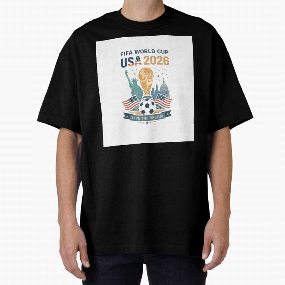 Fifa World Cup USA 2026 Classic T-Shirt Join Supporters Worldwide for the FIFA World Cup 2026 Journey through Messi, Neymar and Mbappe Highlights, Portugal, Spain and Germany Pride, Goal Celebration Energy, Supporter Heritage, Football Icons and