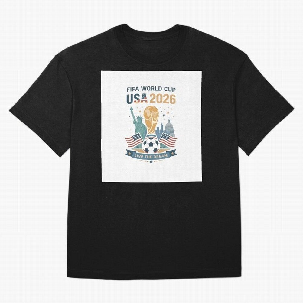 Fifa World Cup USA 2026 Classic T-Shirt Join Supporters Worldwide for the FIFA World Cup 2026 Journey through Messi, Neymar and Mbappe Highlights, Portugal, Spain and Germany Pride, Goal Celebration Energy, Supporter Heritage, Football Icons and