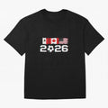 Glitched United 2026 Cup - North America Emblem Part 2 T-Shirt_82924673 Classic T-Shirt Discover FIFA World Cup 2026 Group Stage Celebrating CR7, Spain Energy, Champion Mindset, Group Stage Buzz, Knockout Tension and Passionate Fan Culture; Ideal