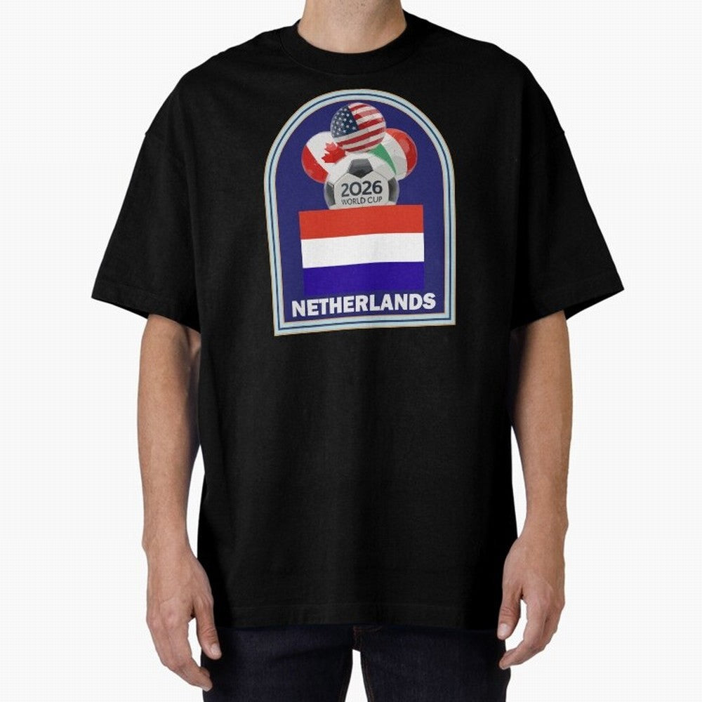 Netherlands 2026 Soccer T-shirt Classic T-Shirt Honor the Beautiful Game during FIFA World Cup 2026 for Fans of Cristiano Ronaldo and Argentina and Brazil, Bringing Football History, Final Match Energy, Crowd Noise and Once in a Lifetime Moments;