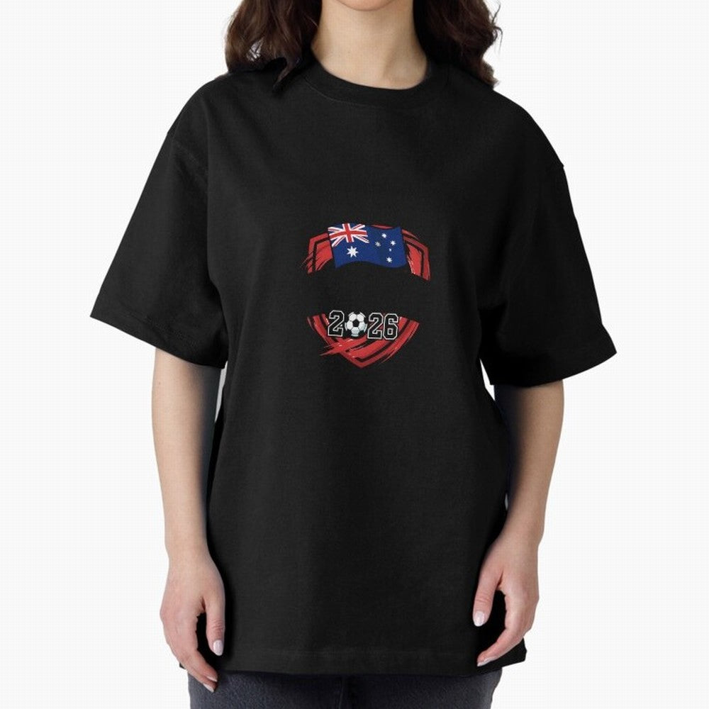 Australia World Cup 2026 Australia Football Classic T-Shirt Relive the Noise and Pride of Global Football Passion for FIFA World Cup 2026 USA Canada Mexico, Inspired by Haaland and Mbappe, Spain, Stadium Chants, National Pride, Trophy Dreams and