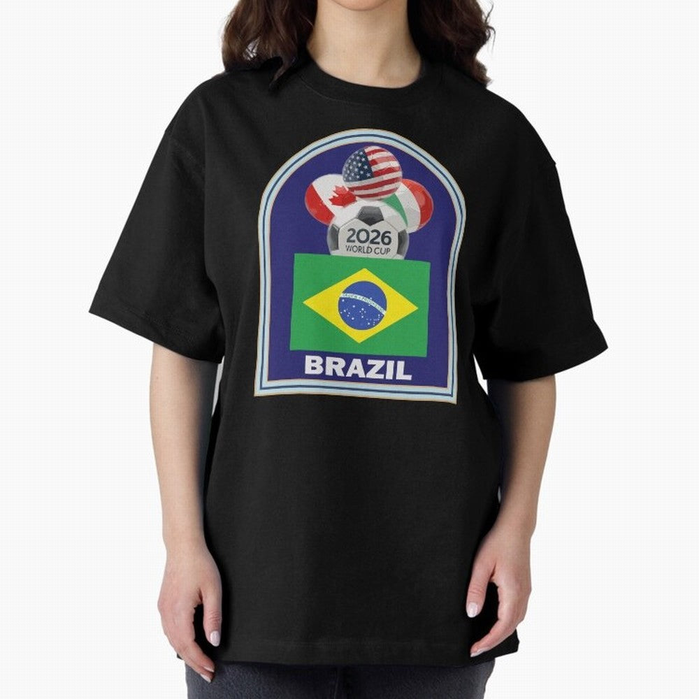 Brazil 2026 Soccer T-shirt Classic T-Shirt Celebrate the Road through FIFA World Cup 2026 Group Stage Capturing Mbappe, Spain Energy, Retro Football Energy, Iconic Rivalries, Trophy Chase Drama and Stadium Atmosphere; Perfect for Fans, Collectors,