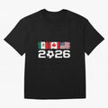 Glitched United 2026 Cup North America Emblem Part Classic T-Shirt Step into Match Day Hype around FIFA World Cup 2026, Messi, CR7 and Mbappe, Spain, Stadium Memories, Football Loyalty, International Chants and Championship Tradition; Ideal for