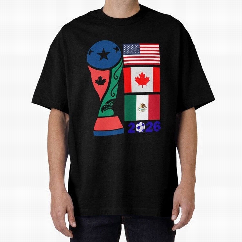 North America Football Unity 2026 Classic T-Shirt Back the Journey through FIFA World Cup 2026 USA Canada Mexico Built around Mbappe and Neymar, Brazil, Portugal and Argentina Energy, Champion Mindset, Group Stage Buzz, Knockout Tension and