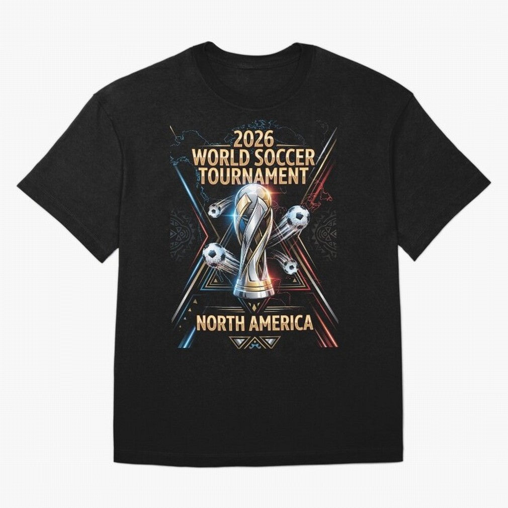 2026 FIFA Classic T-Shirt Celebrate the Magic of FIFA World Cup 2026 for Fans of Cristiano Ronaldo and Argentina and Brazil, Bringing Fan Favorite Moments, National Team Passion, Big Match Drama and Soccer History; Great for Watch Parties, Sports
