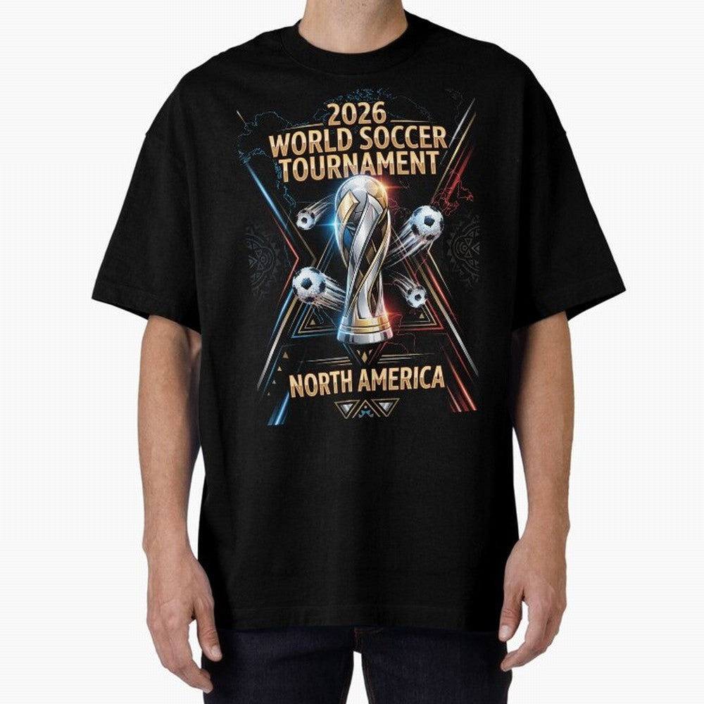 2026 FIFA Classic T-Shirt Celebrate the Magic of FIFA World Cup 2026 for Fans of Cristiano Ronaldo and Argentina and Brazil, Bringing Fan Favorite Moments, National Team Passion, Big Match Drama and Soccer History; Great for Watch Parties, Sports