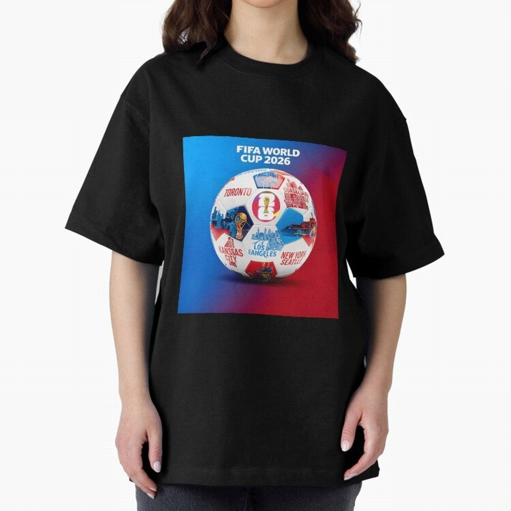 North America Football 2026 Classic T-Shirt Carry the Colors and Pride of FIFA World Cup 2026 Filled with Messi, Neymar and Mbappe, Portugal, Spain and Germany Energy, Championship Spirit, Famous Goals, Roaring Crowds and International Football