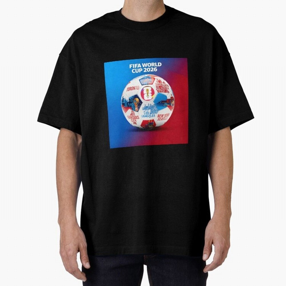 North America Football 2026 Classic T-Shirt Carry the Colors and Pride of FIFA World Cup 2026 Filled with Messi, Neymar and Mbappe, Portugal, Spain and Germany Energy, Championship Spirit, Famous Goals, Roaring Crowds and International Football