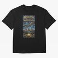 Houston Starry Night Skyline World Cup 2026 Soccer Poster ¡ª Van Gogh Fine Art Print Classic T-Shirt Celebrate Soccer Greatness during FIFA World Cup 2026 for Fans of Messi and Brazil, Bringing Retro Football Energy, Iconic Rivalries, Trophy Chase