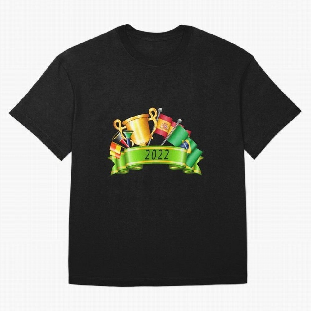 World Cup 2022 Qatar Spain Brazil Classic T-Shirt Remember Iconic Moments from Global Football Passion for FIFA World Cup 2026 USA Canada Mexico, Filled with Haaland and Mbappe, Brazil, Tournament Hype, Historic Matchups, Family Viewing Parties and