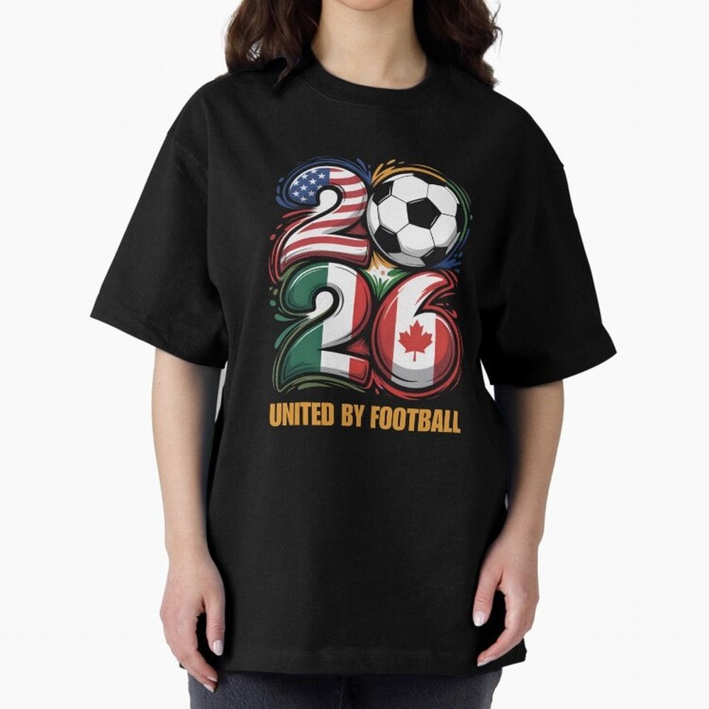 United by Football Soccer Fan Gear 2026 Classic T-Shirt Elevate Match Day Hype around FIFA World Cup 2026 Group Stage, Messi, Neymar and Mbappe, Argentina and Brazil, Tournament Hype, Historic Matchups, Family Viewing Parties and Global Sports